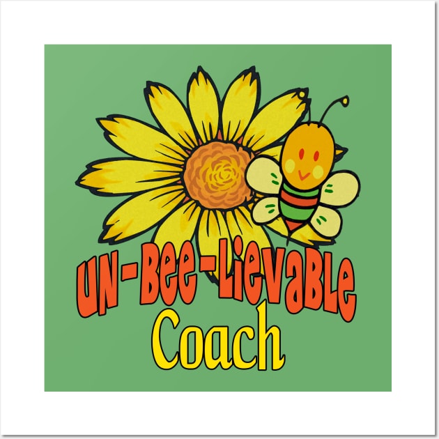 Unbelievable Coach Sunflowers and Bees Wall Art by FabulouslyFestive